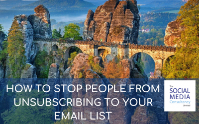 HOW TO STOP PEOPLE FROM UNSUBSCRIBING TO YOUR EMAIL LIST