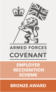 Armed Forces Covenant Employer Recognition Scheme Bronze Award Holder